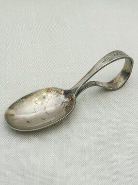 Community Plate Vintage Baby Spoon with Curved Handle